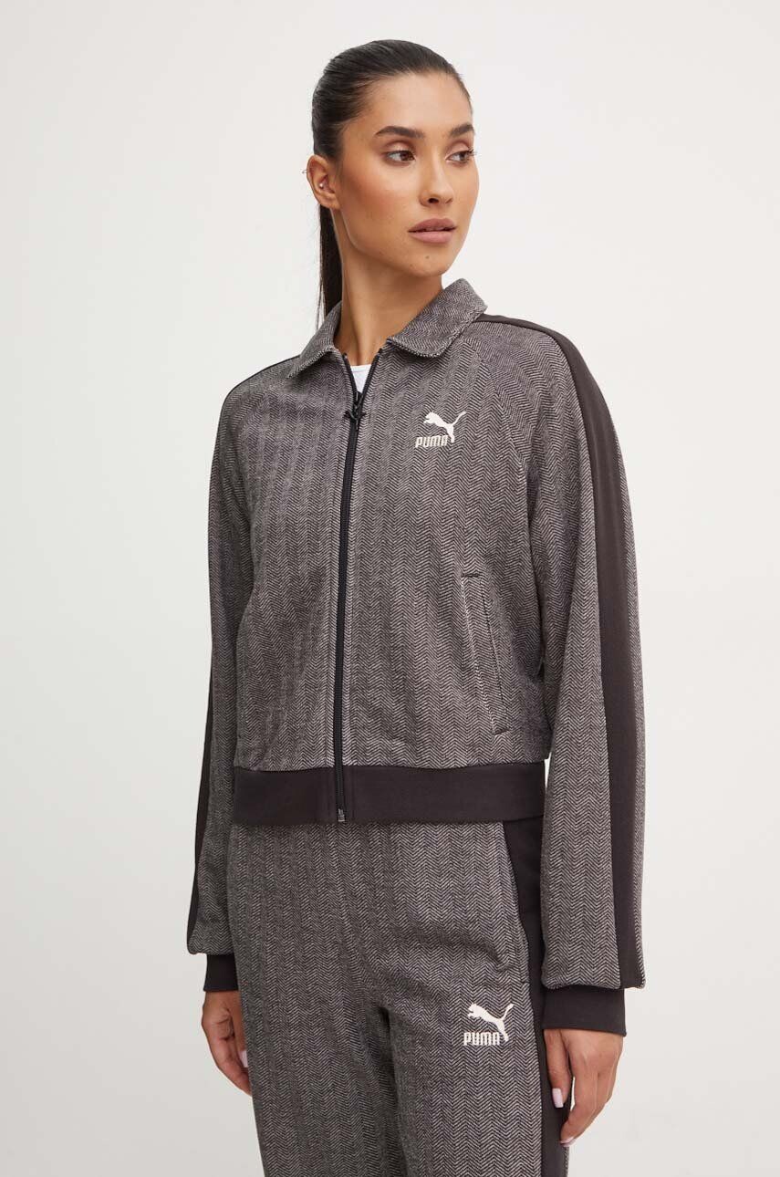 

Хлопковая толстовка Puma, черный