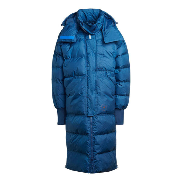 

Куртка by stella mccartney x long padded winter jacket 'blue' Adidas, синий