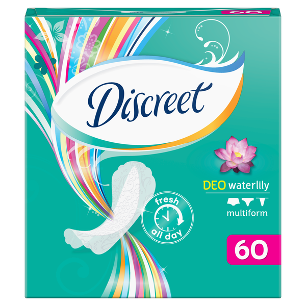 

Гигиенические прокладки, 60 шт./1 упаковка. Discreet Waterlily multiform