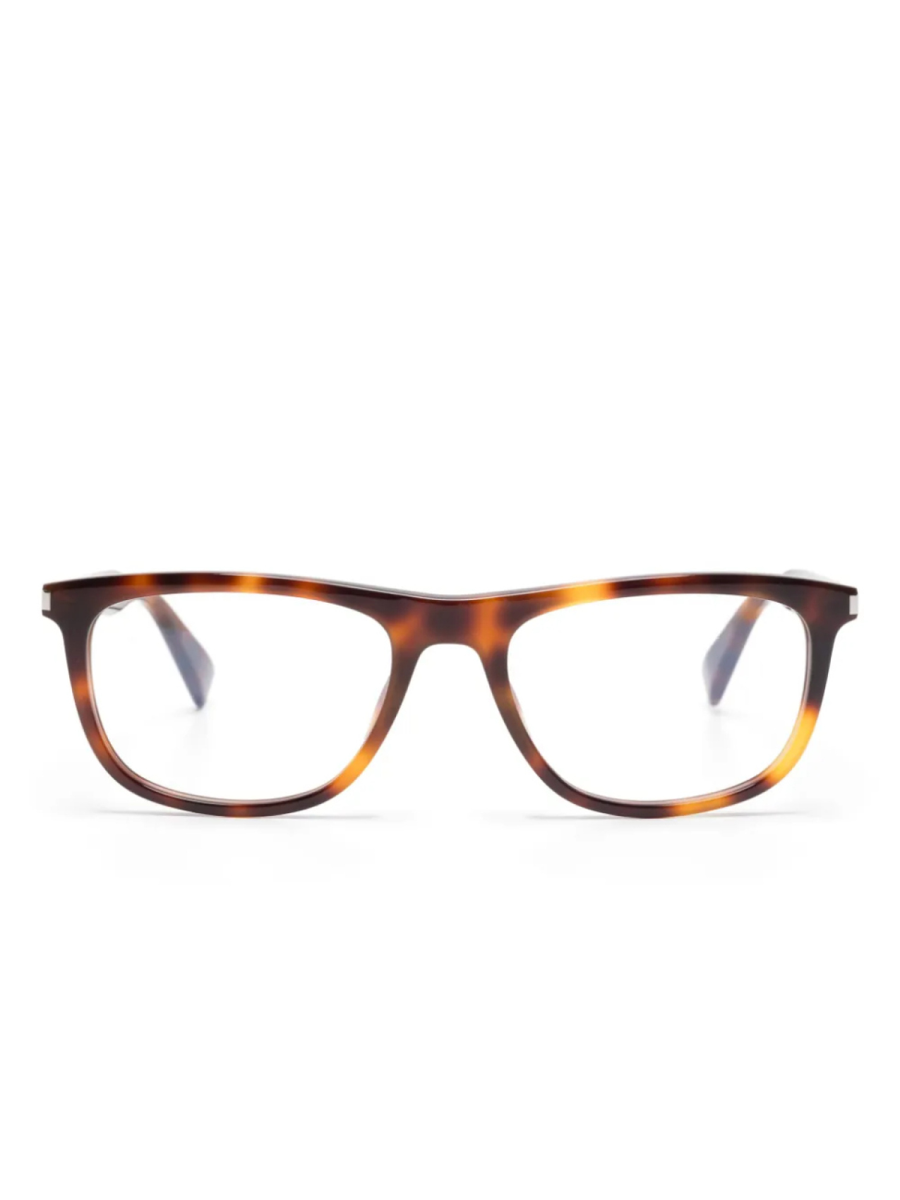 

Очки в квадратной оправе Saint Laurent Eyewear, коричневый
