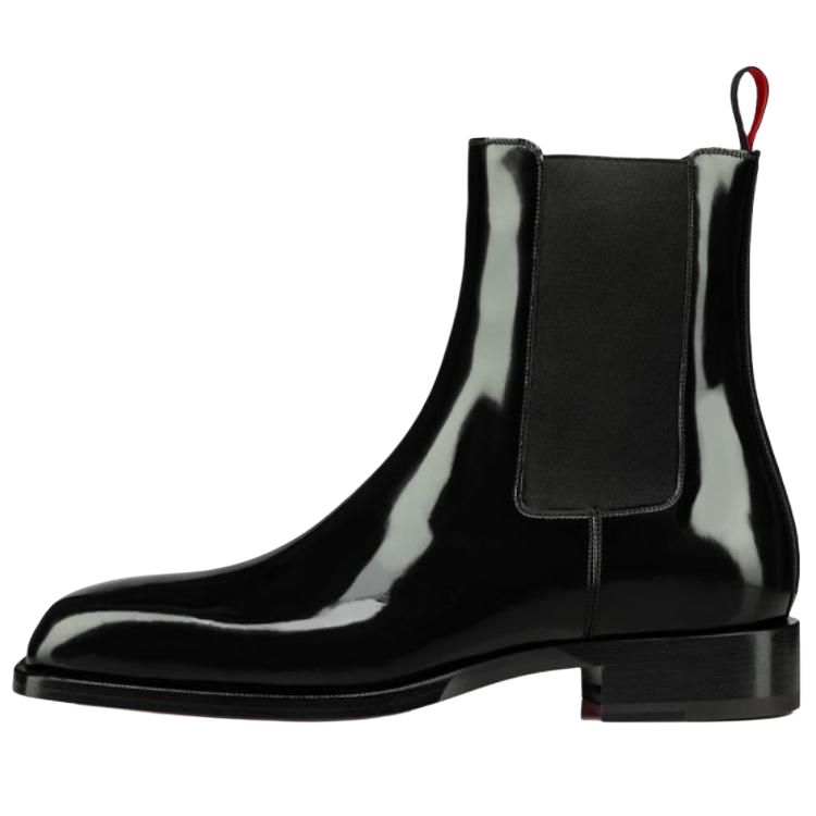 

Christian Louboutin Короткие мужские ботинки челси CL, черные