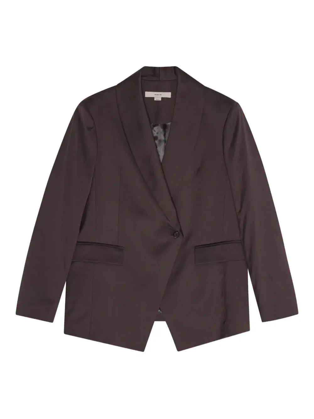 

Двубортный шерстяной пиджак REMAIN, коричневый