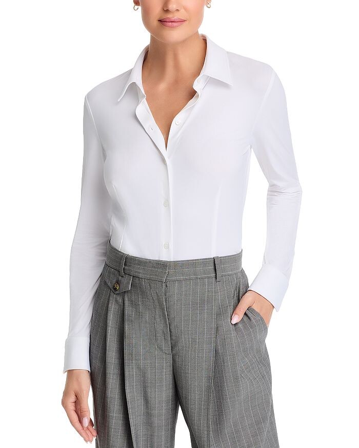 

Рубашка стрейч Hugo Boss Birdie Tuesday, белый