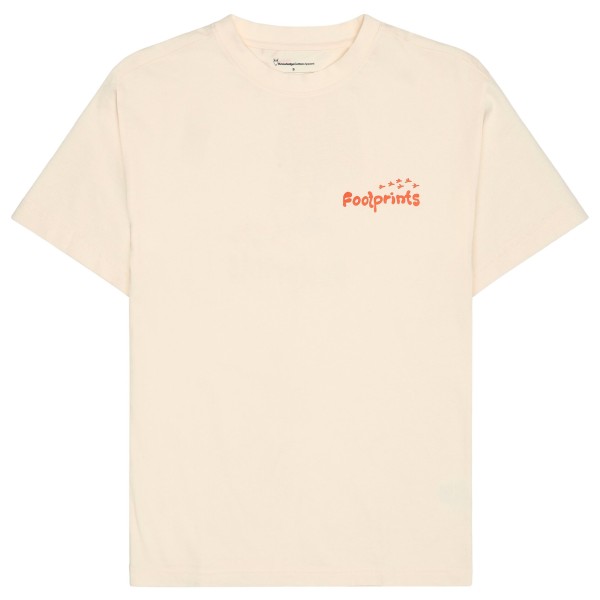 

Женская футболка с принтом - футболка Knowledgecotton Apparel, Egret