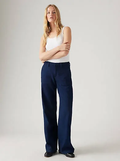

Женские плотничные брюки levi's wellthread, цвет Blue Willow - Dark Wash