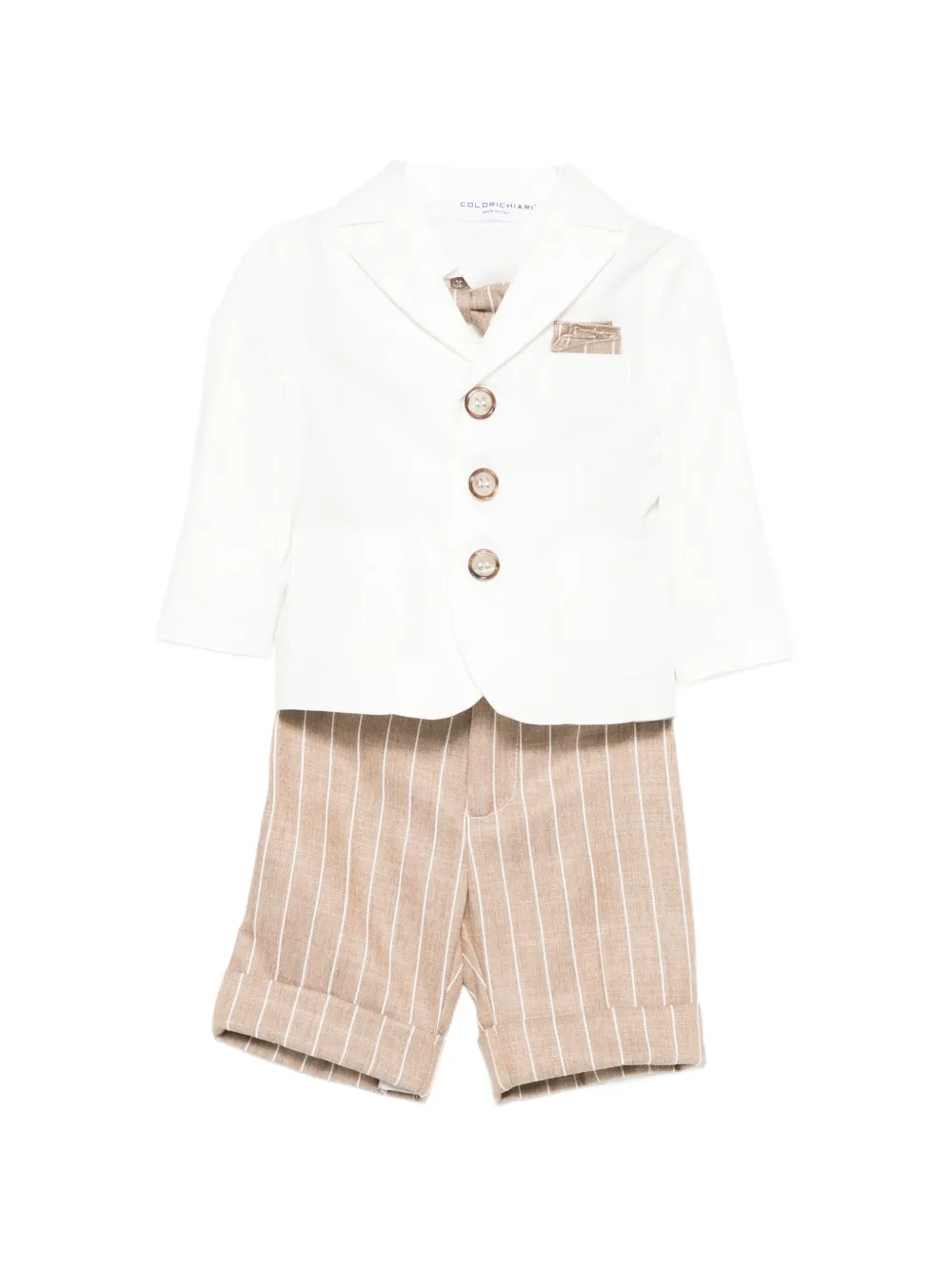 

Комплект с шортами на пуговицах Colorichiari, белый