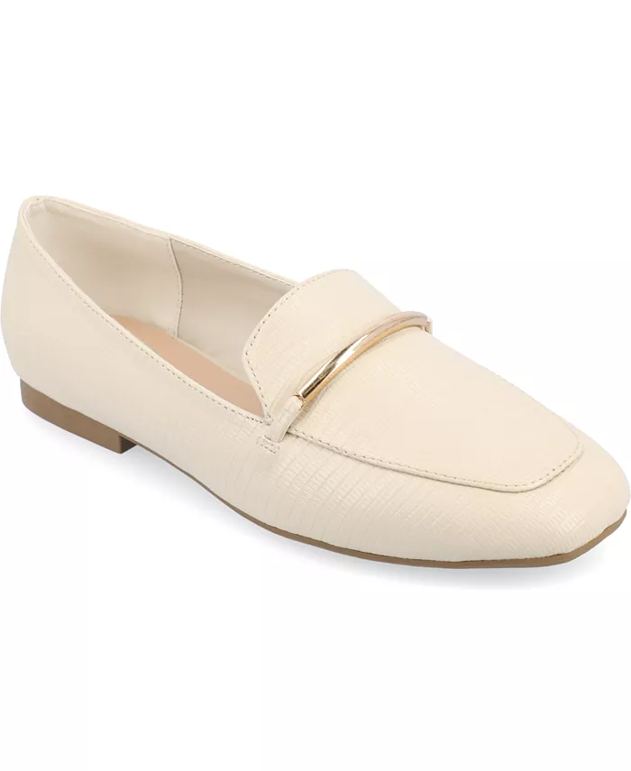 Женские лоферы Wrenn Slip On Journee Collection, слоновая кость/кремовый