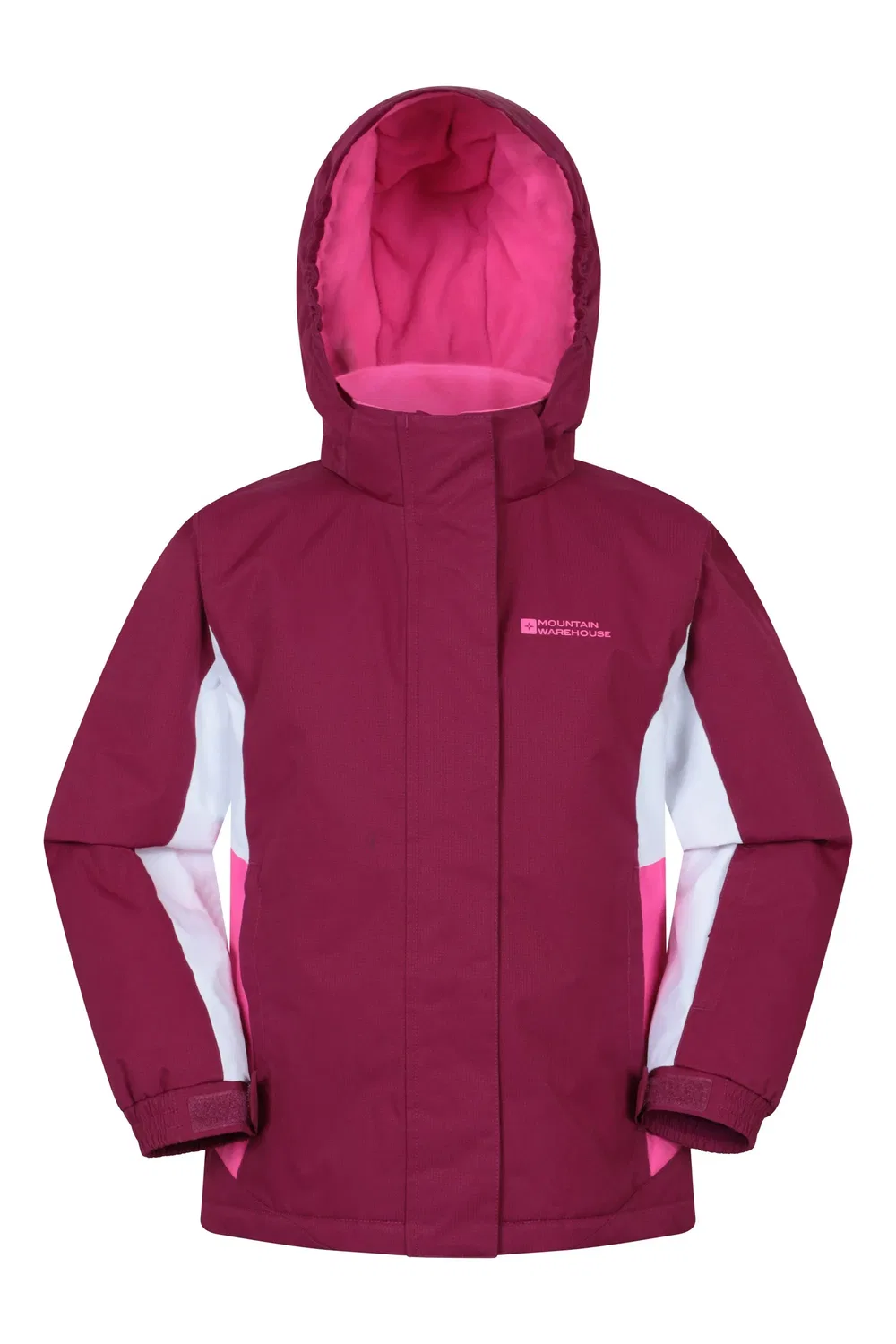 Детская снеговая куртка с флисовой подкладкой Mountain Warehouse, виноградный