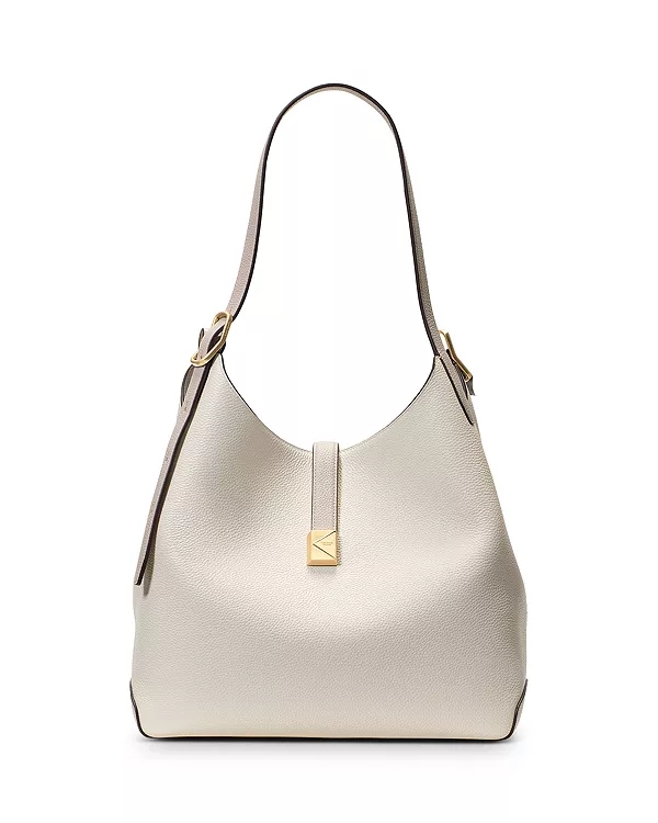 

Сумка через плечо Deco из зернистой кожи с контрастными цветовыми блоками, средний размер. Kate Spade New York, белый