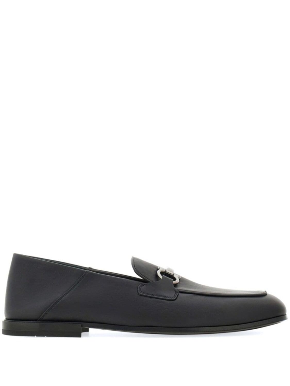 

Лоферы с декором Gancini Ferragamo, черный