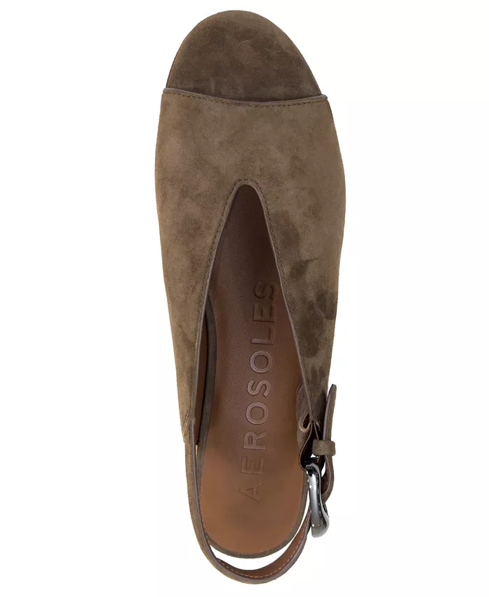 Женские туфли Cornelia на платформе и каблуке Aerosoles, коричневый — фото 3