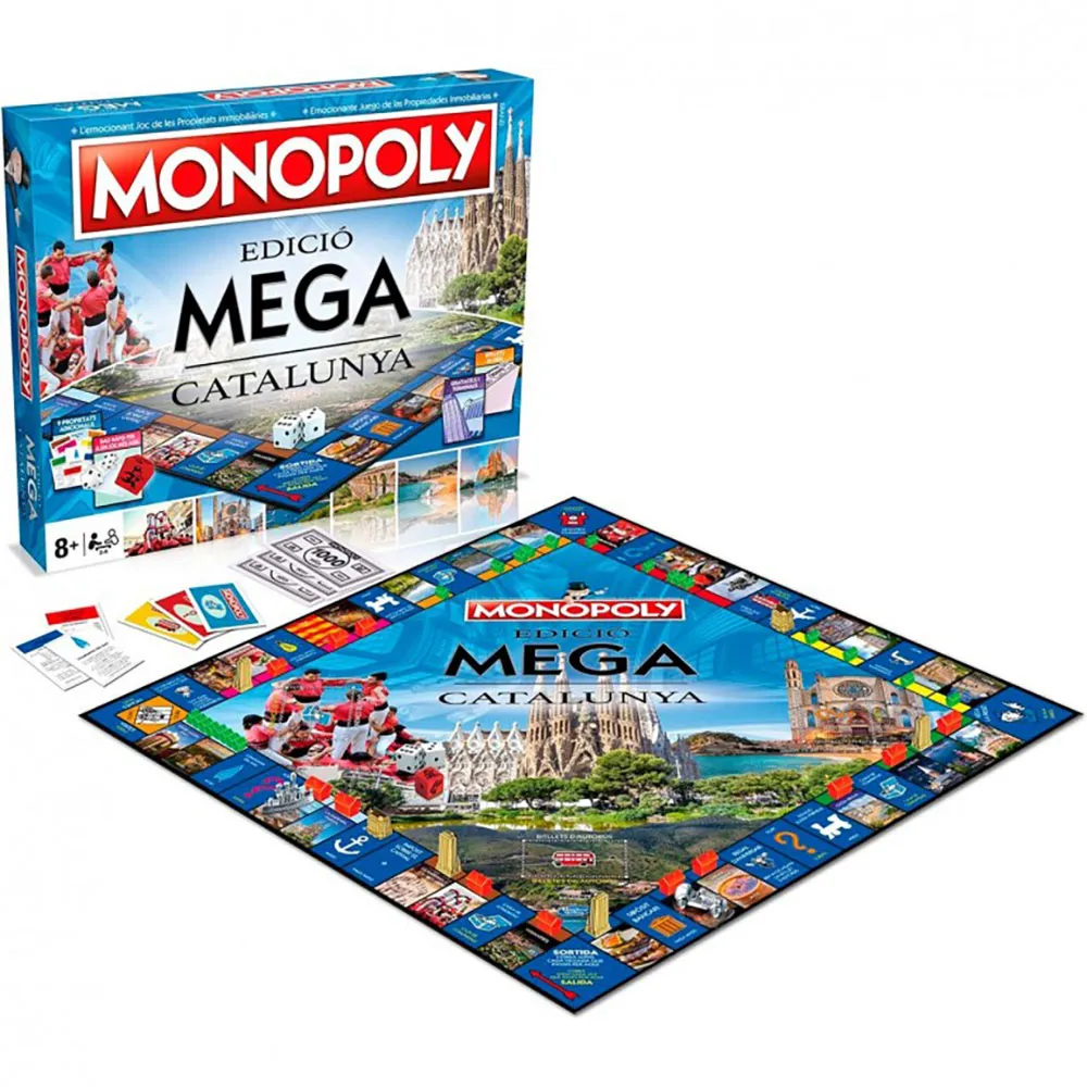 

Детская настольная игра Hasbro Monopoly Mega Catalonia, мультиколор