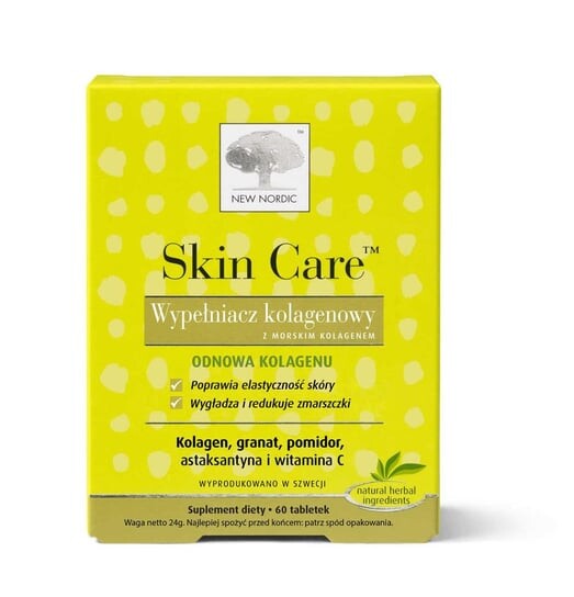 

Skin Care Collagen Filler, пищевая добавка, 60 таблеток New Nordic Healthbrads