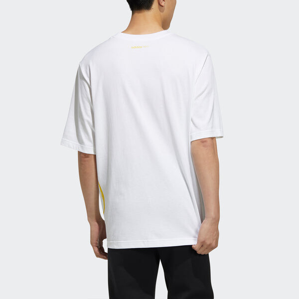 Футболка neo u csmy tee short sleeve men's white Adidas, белый — фото 3