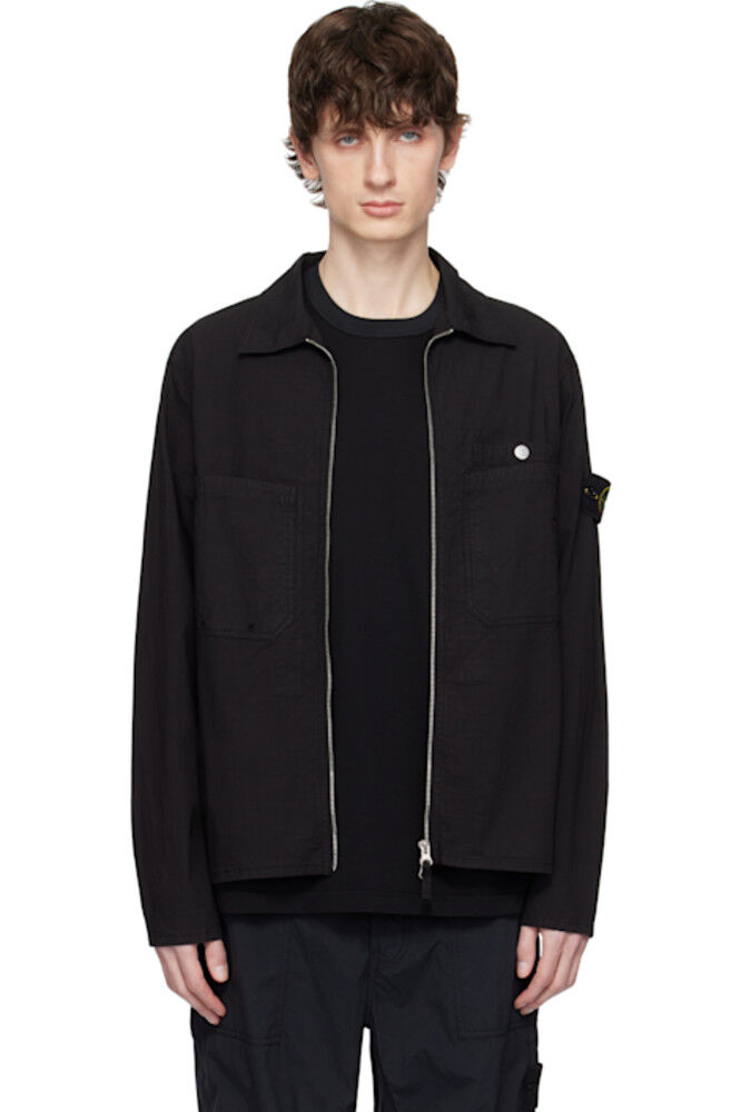 

Черная куртка Mil-Spec Stretch Ripstop-TC Stone Island