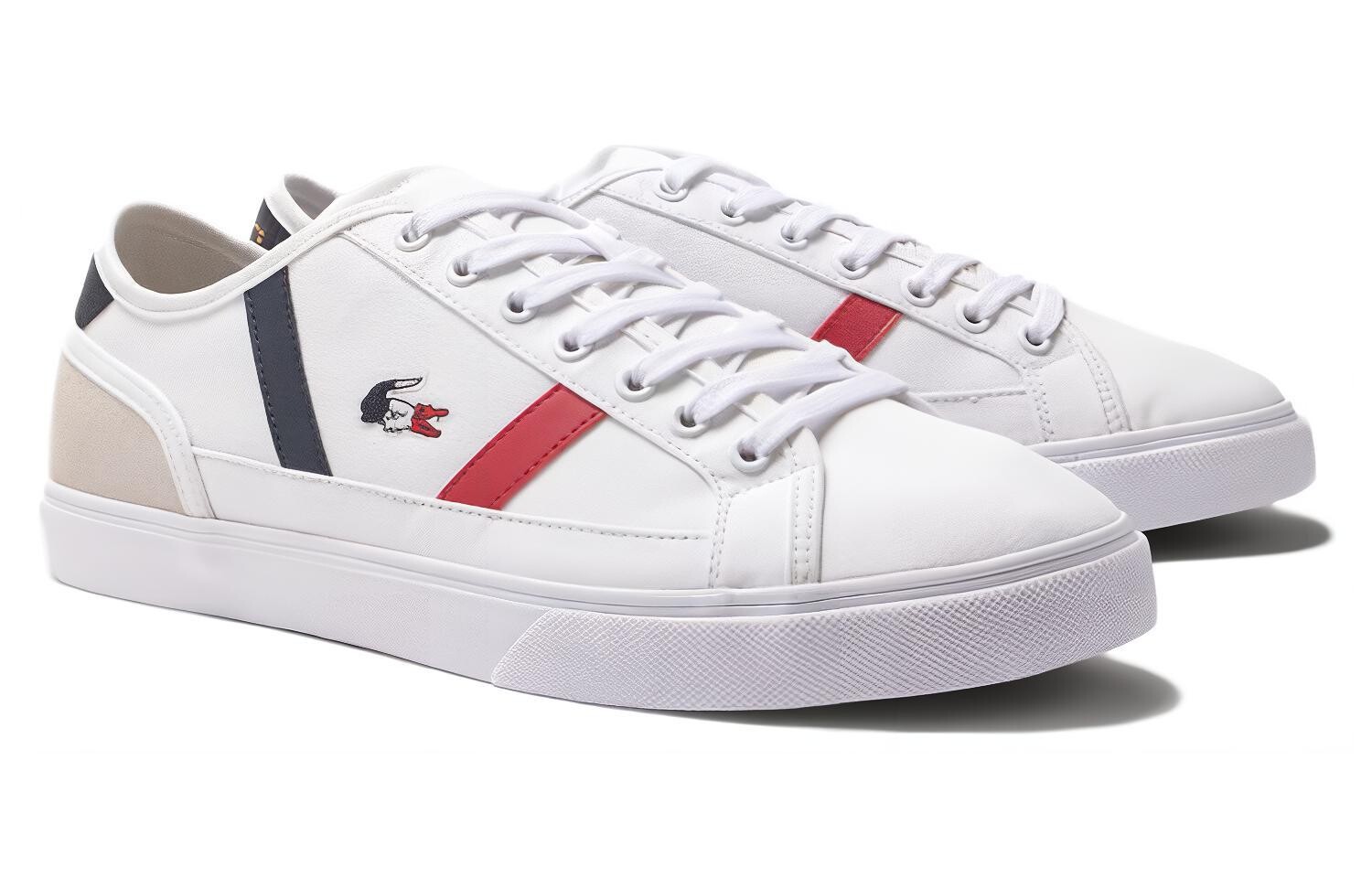 Мужская обувь для скейтбординга LACOSTE, White/Navy/Red — фото 2