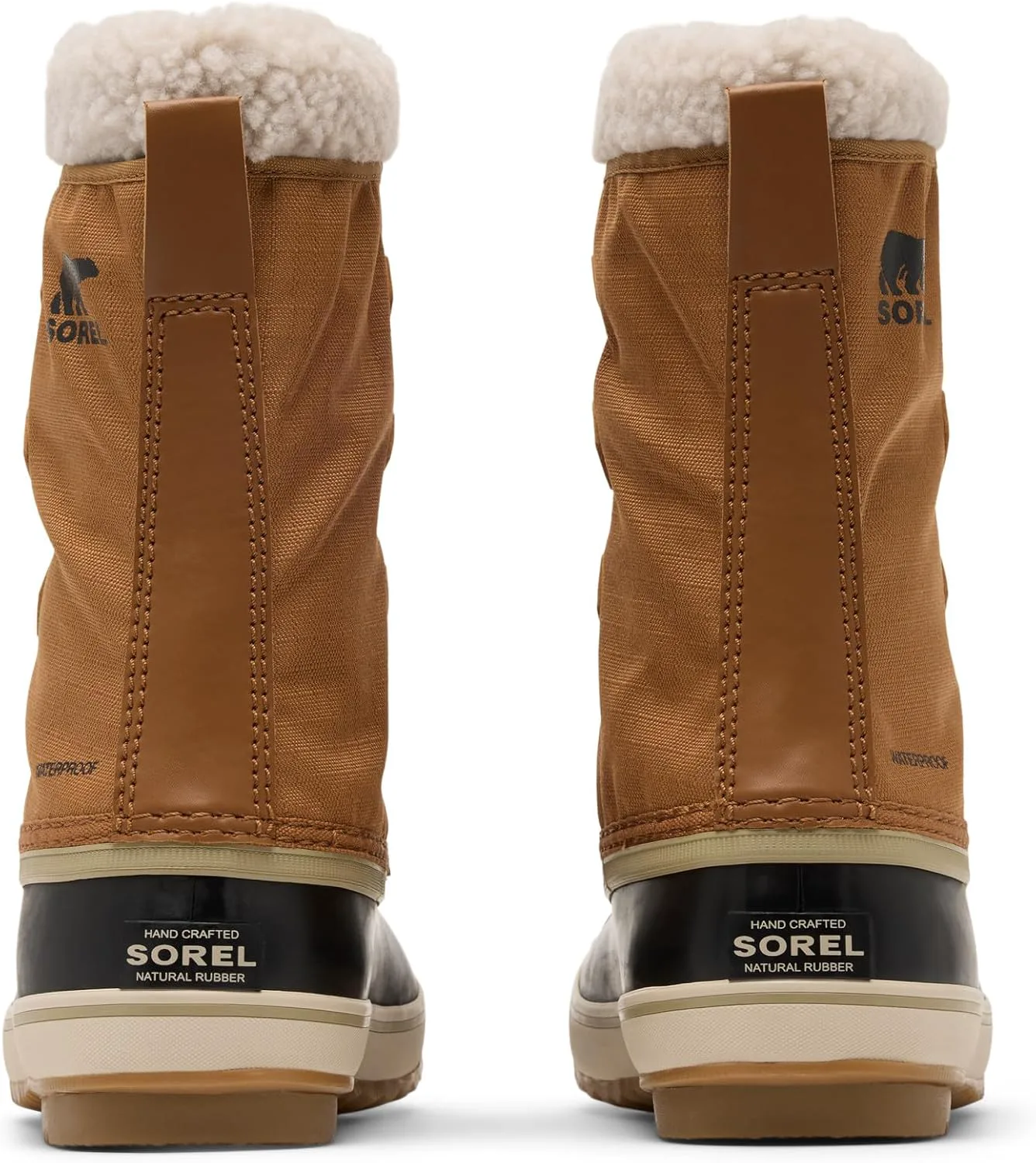 Мужские водонепроницаемые ботинки SOREL 1964 Pac Nylon, верблюжий/черный — фото 3