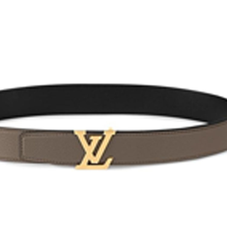 

Кожаный ремень мужской серый 3.5 см LOUIS VUITTON