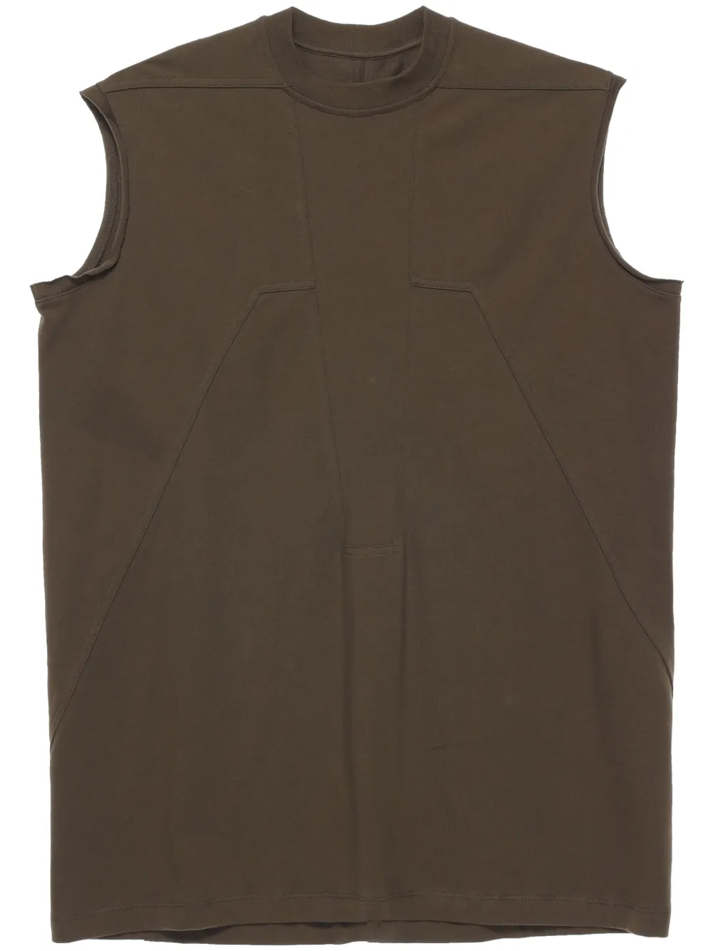 

Топ Splintered Tarp Rick Owens, коричневый