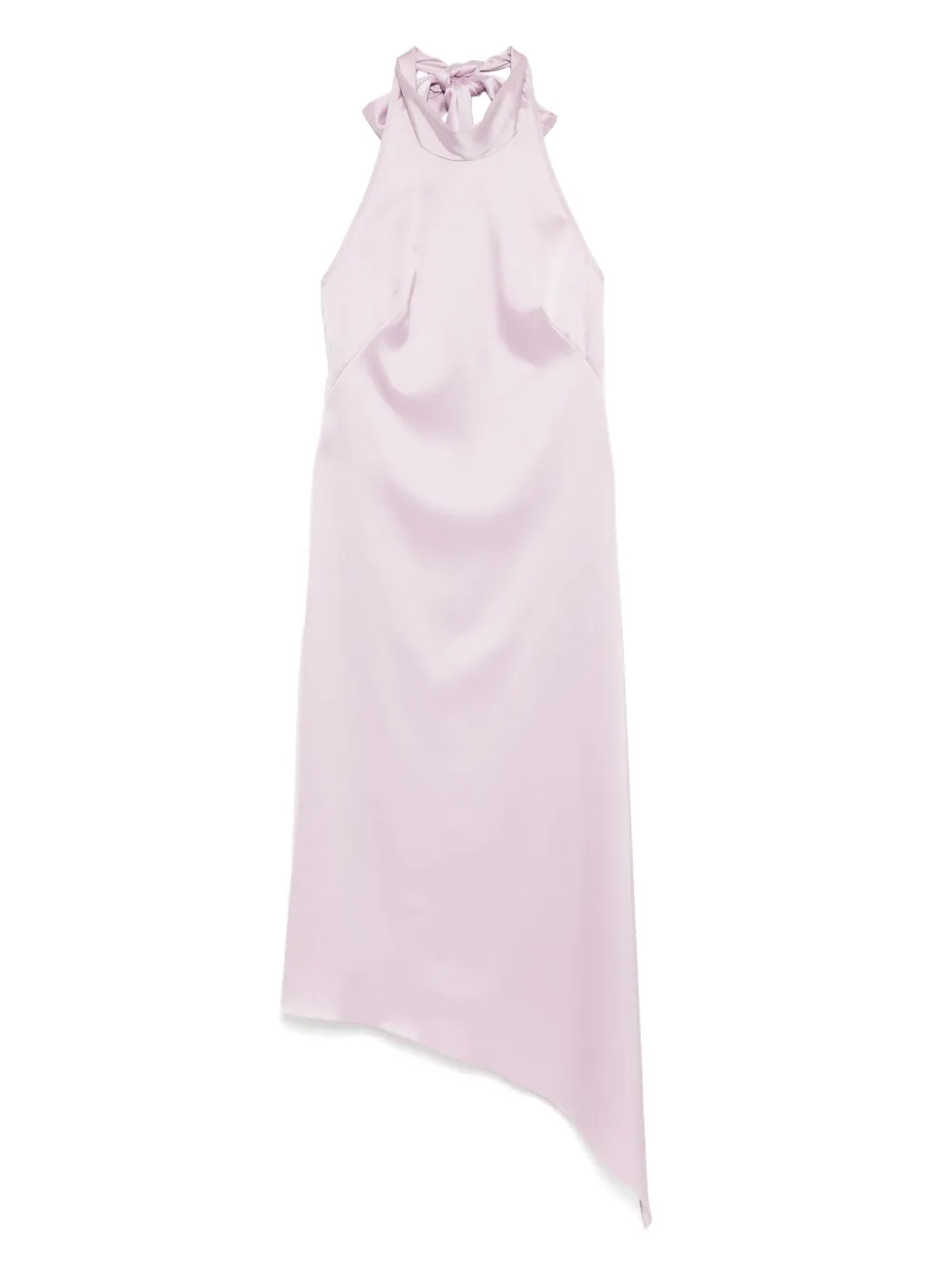 

Платье с вырезом халтер Amsale, фиолетовый