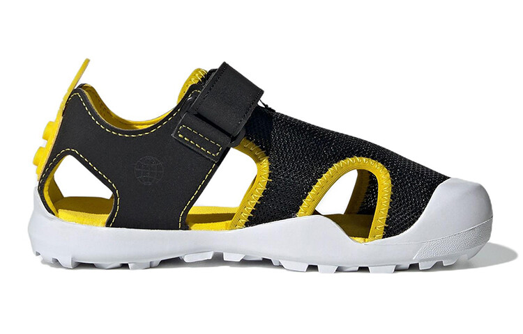 Lego X Captain Toey Детские сандалии Детские черные/желтые Adidas — фото 2