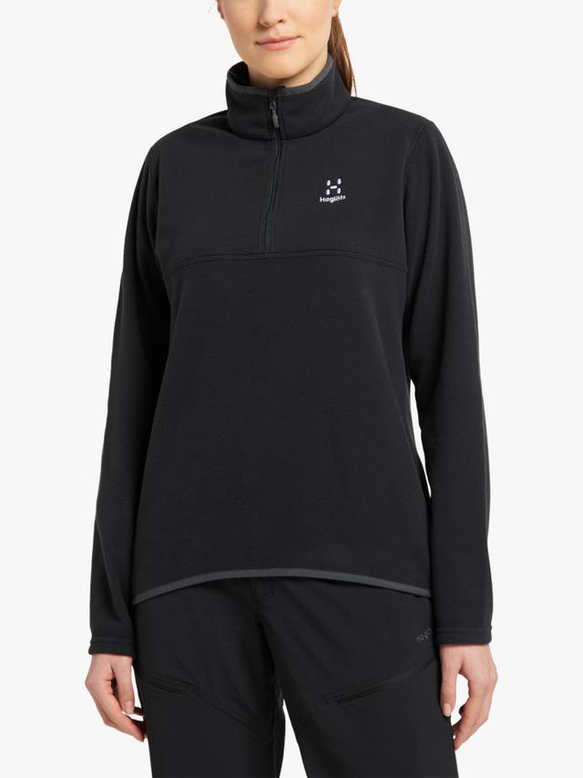 

Женский джемпер Pollux с полузастежкой Haglöfs, Black