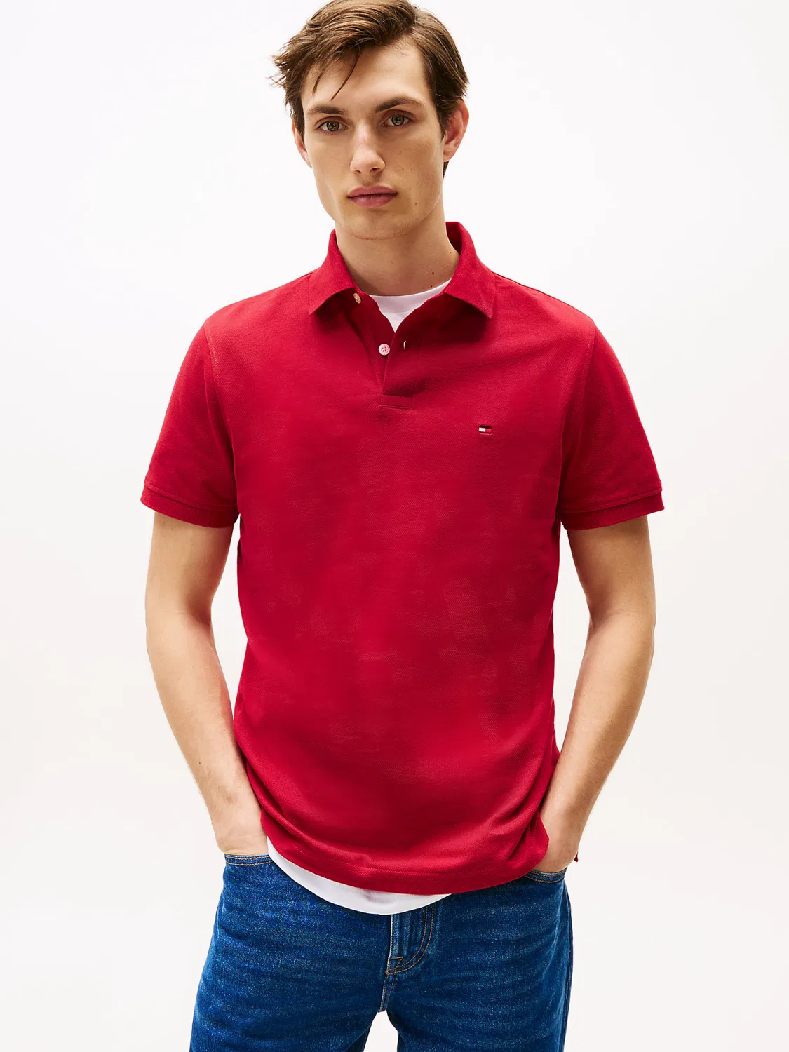 Рубашка 'CORE 1985 REGULAR POLO' Tommy Hilfiger, Red — фото 2