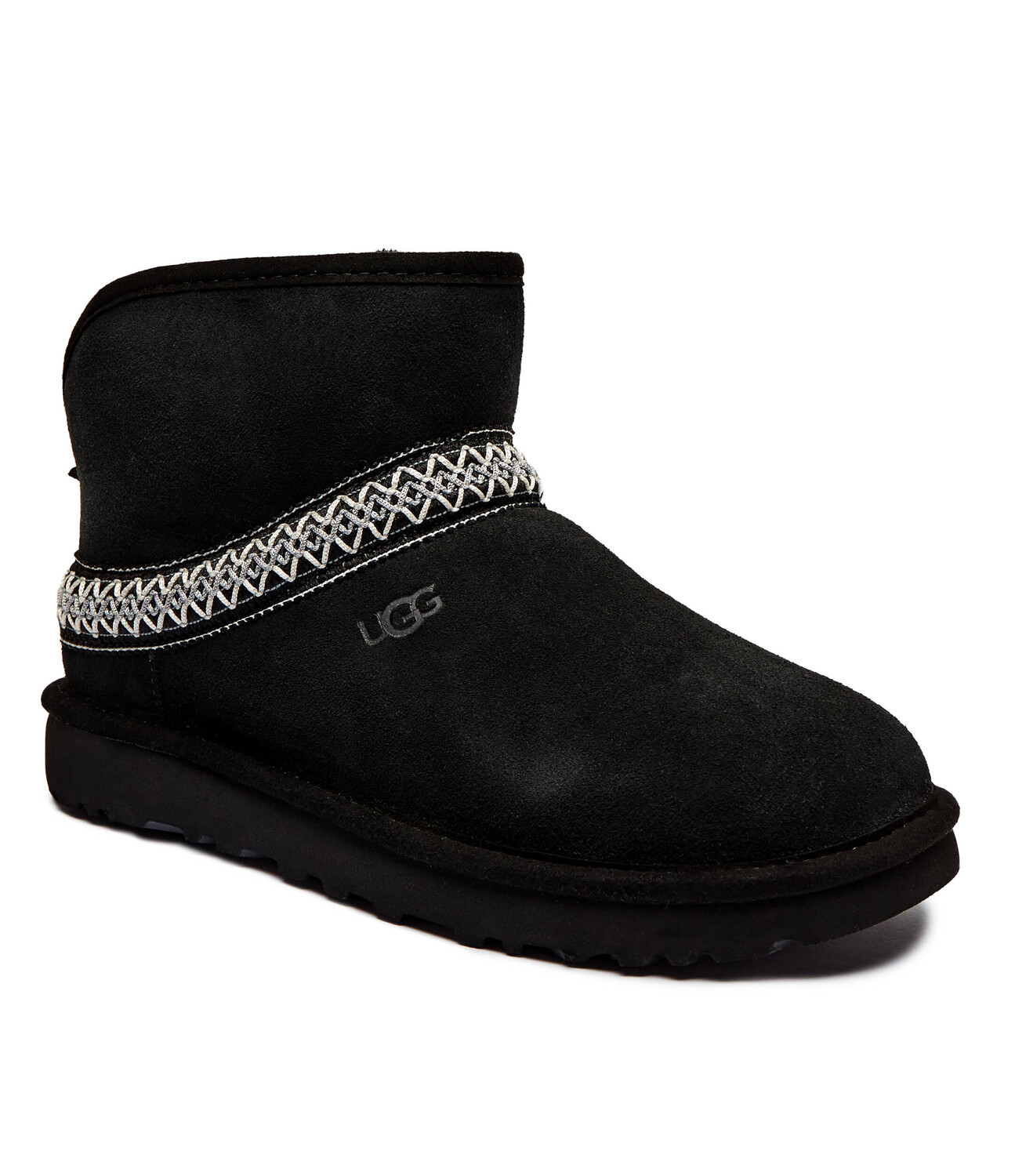 Ботинки зимние UGG W Classic Mini Crescent, черный