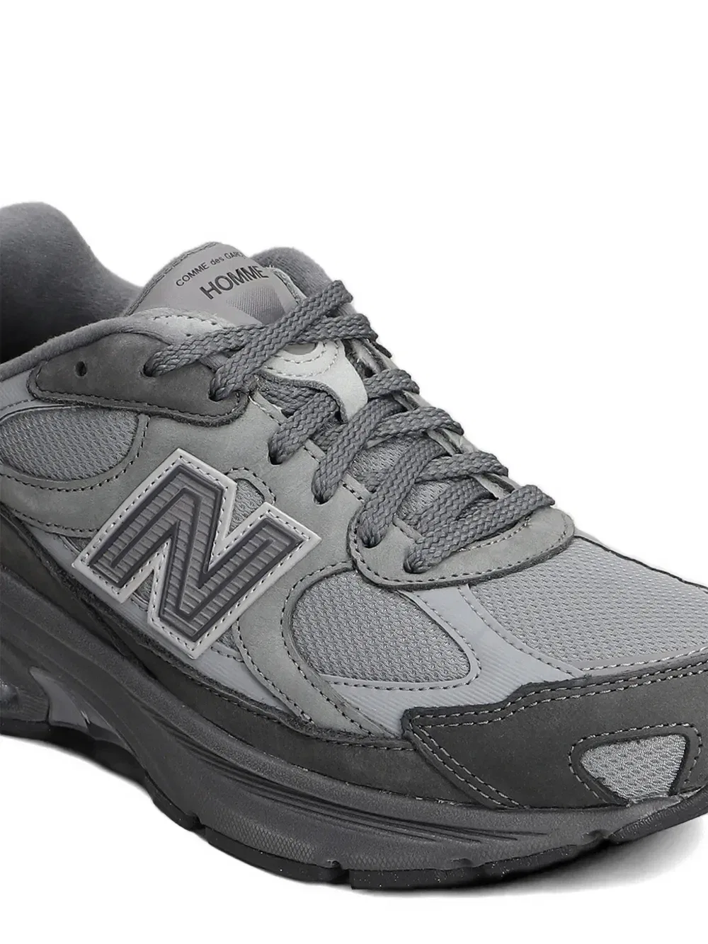 Кроссовки X Comme Des Garçons Homme с логотипом и вставками NEW BALANCE, серый — фото 4