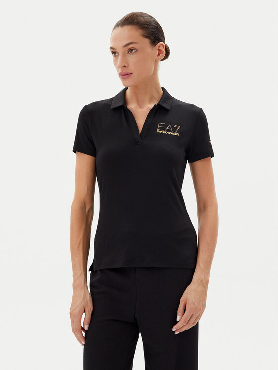 

Рубашка поло стандартный крой 7W000266 AF12500 UC001 Ea7 Emporio Armani, черный