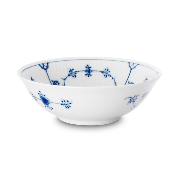 

Простая миска для хлопьев Royal Copenhagen синяя с рифлеными краями, мультиколор