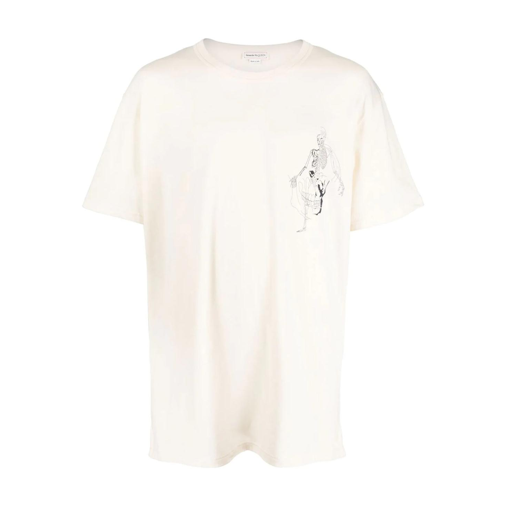 

Alexander McQueen Футболка SS22 мужская белая