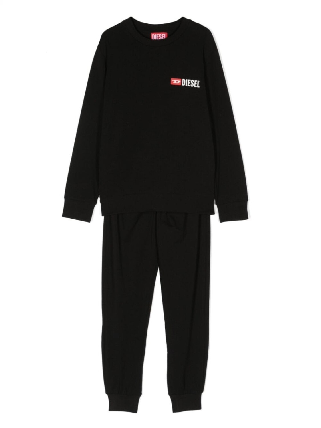 

Diesel Kids пижама с логотипом, черный