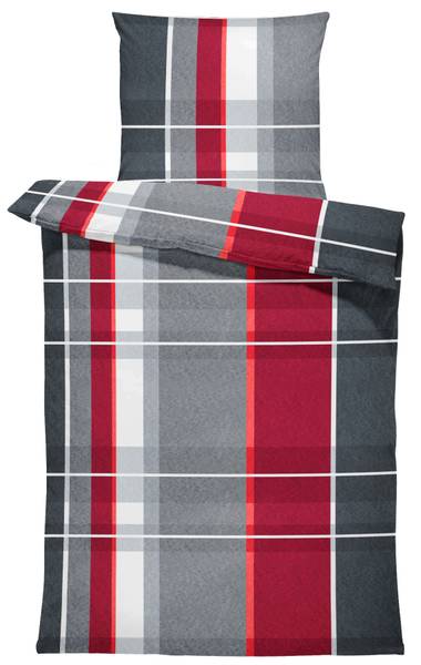 

Постельное белье One-Home Thermofleece Karo rot, 135x8x200 см, красный