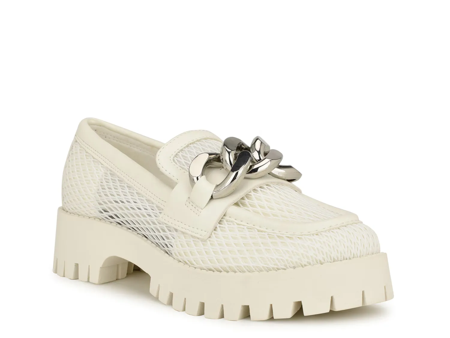 

Лоферы Afer Loafer Nine West, белый