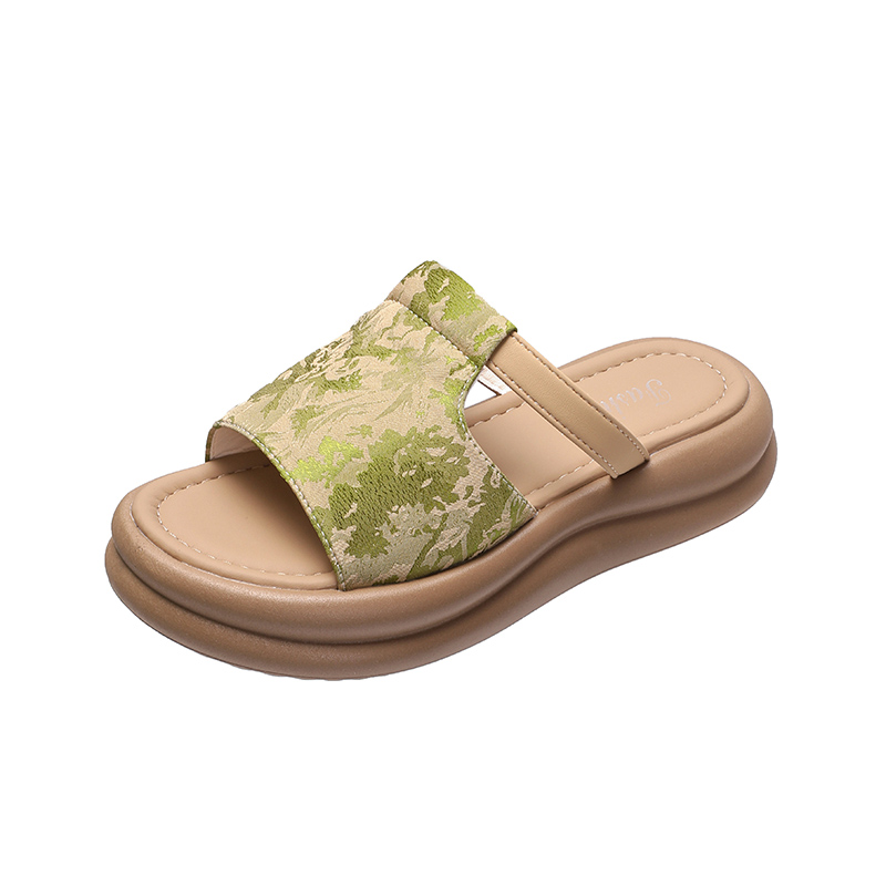 

Подростковые уличные шлепанцы FIRS Kids, зеленый