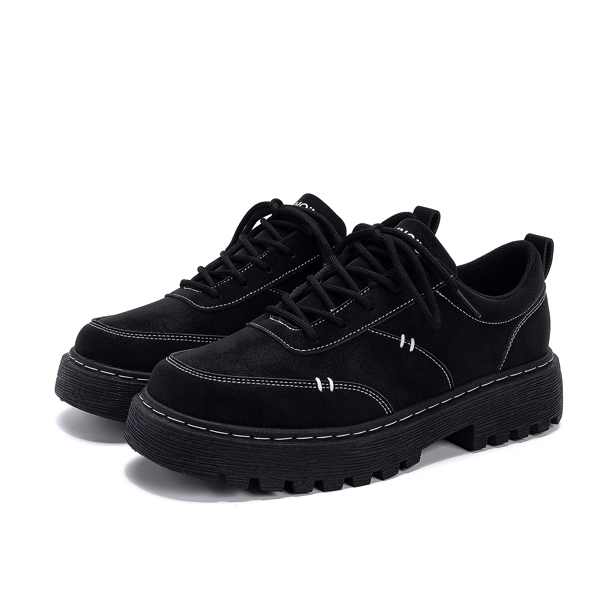 HUANQIU Ботинки тактические мужские из микрофибровой кожи 6,5 см Black — фото 4