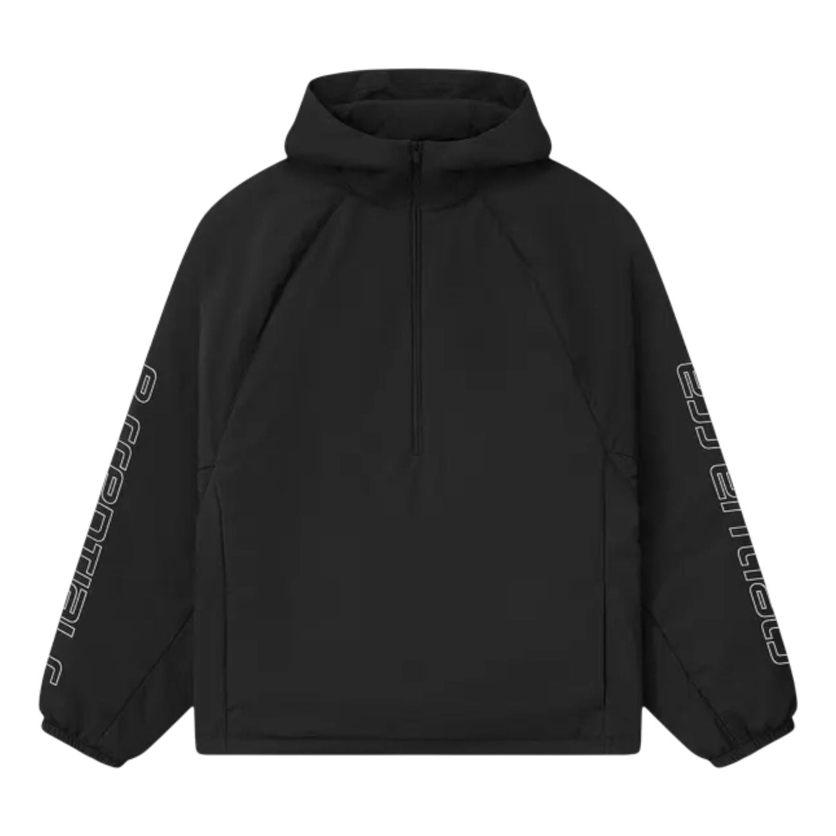 

Нейлоновая куртка-анорак Fear of God Essentials с половинной молнией, цвет «Винтажный черный»