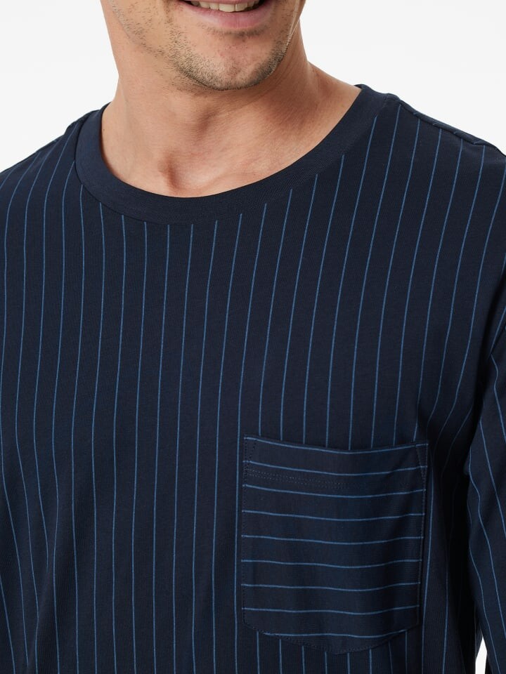 

Пижама Schiesser lang Comfort Essentials, цвет dunkeblau