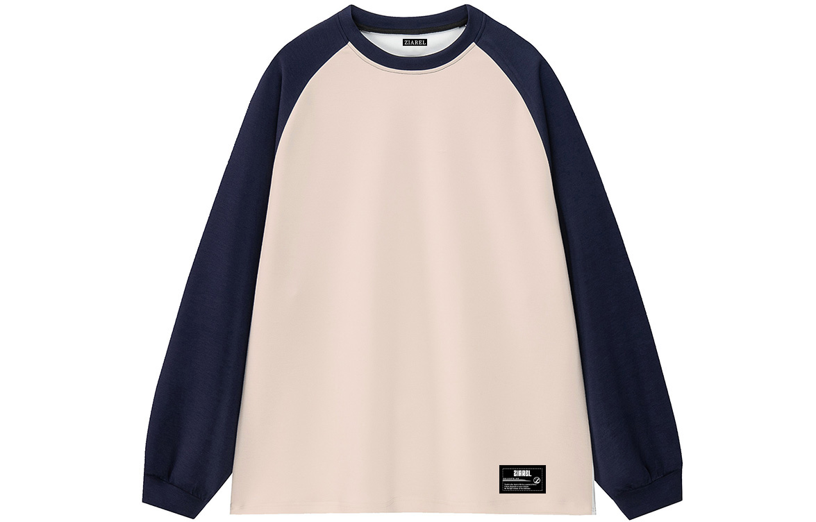 

Свитшот Unisex Crew Neck Moderate Heavyweight ZIAREL, оранжевый синий[removable logo]