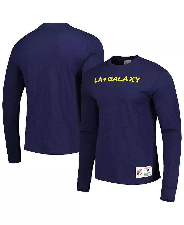 

Мужская синяя футболка LA Galaxy Legendary с длинными рукавами Mitchell & Ness