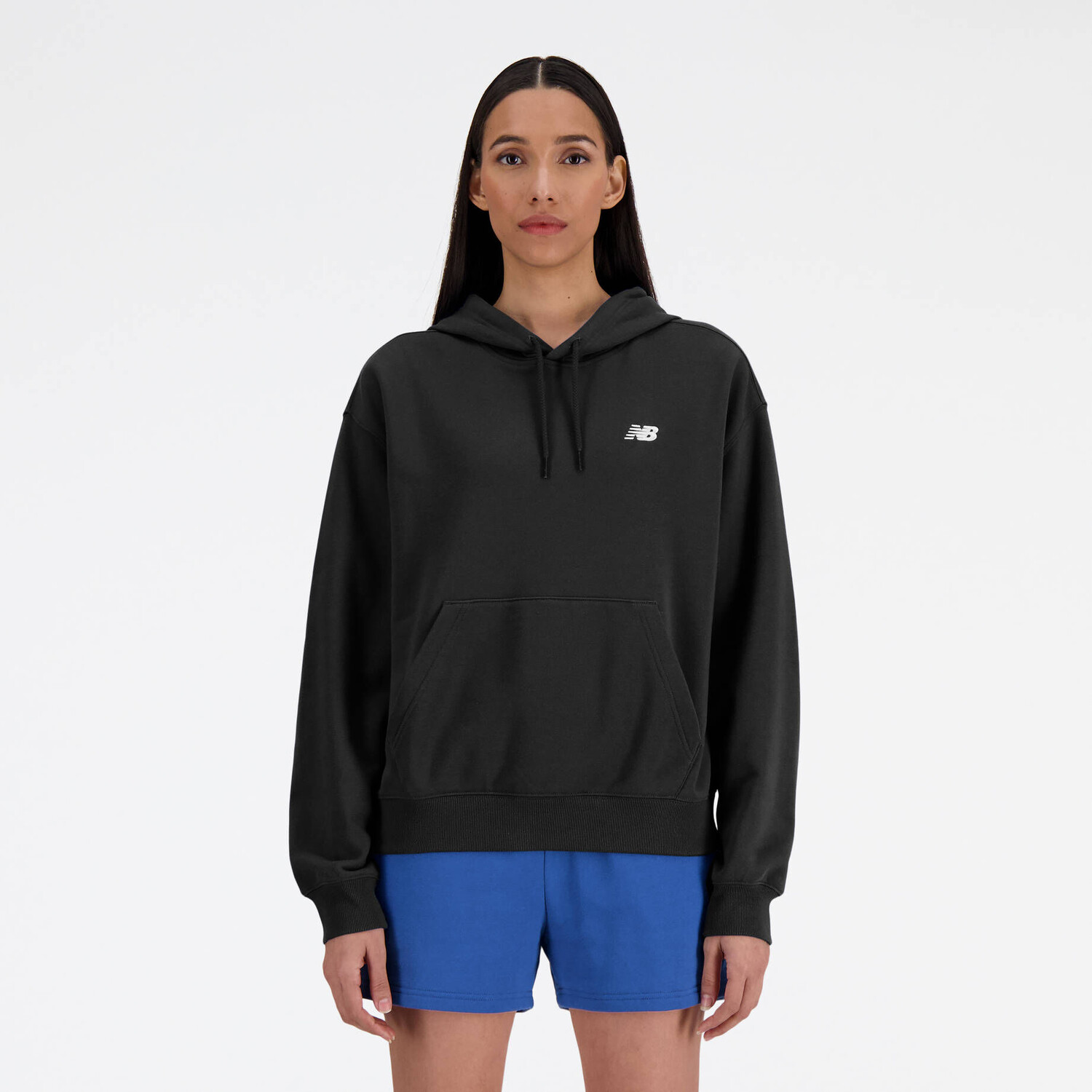 

Худи с капюшоном New Balance, черный