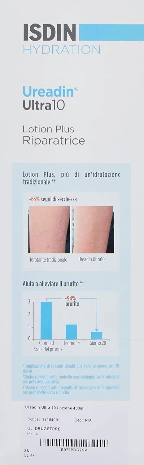 Увлажняющий лосьон ISDIN Ureadin RX 10 Lotion Plus 400 мл Isdin — фото 3