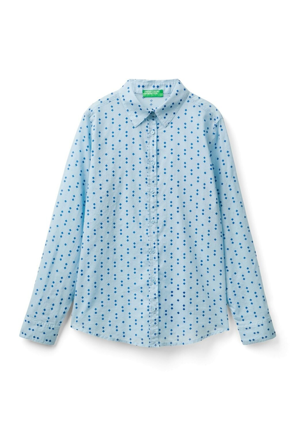 

Рубашка-блузка PATTERNED United Colors of Benetton, синий