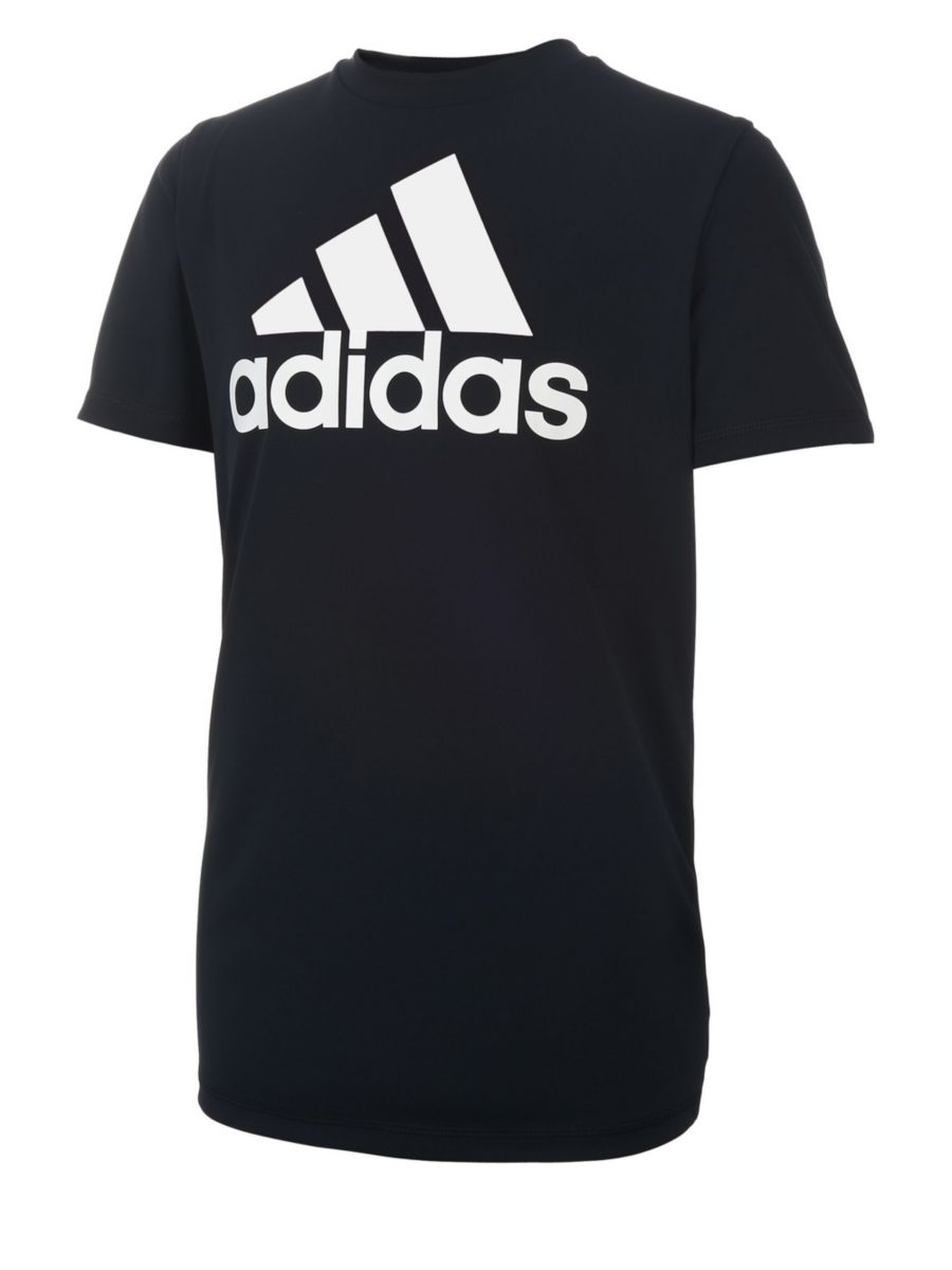 

Футболка Climalite Performance с логотипом для маленьких мальчиков и мальчиков adidas, черный