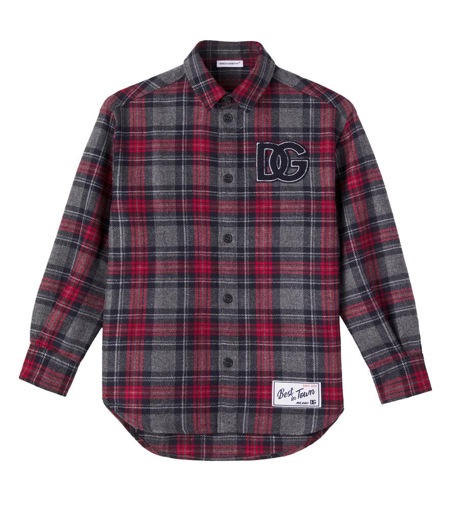 

Клетчатая рубашка DG Dolce&Gabbana Kids, Quadri-Check-Tartan
