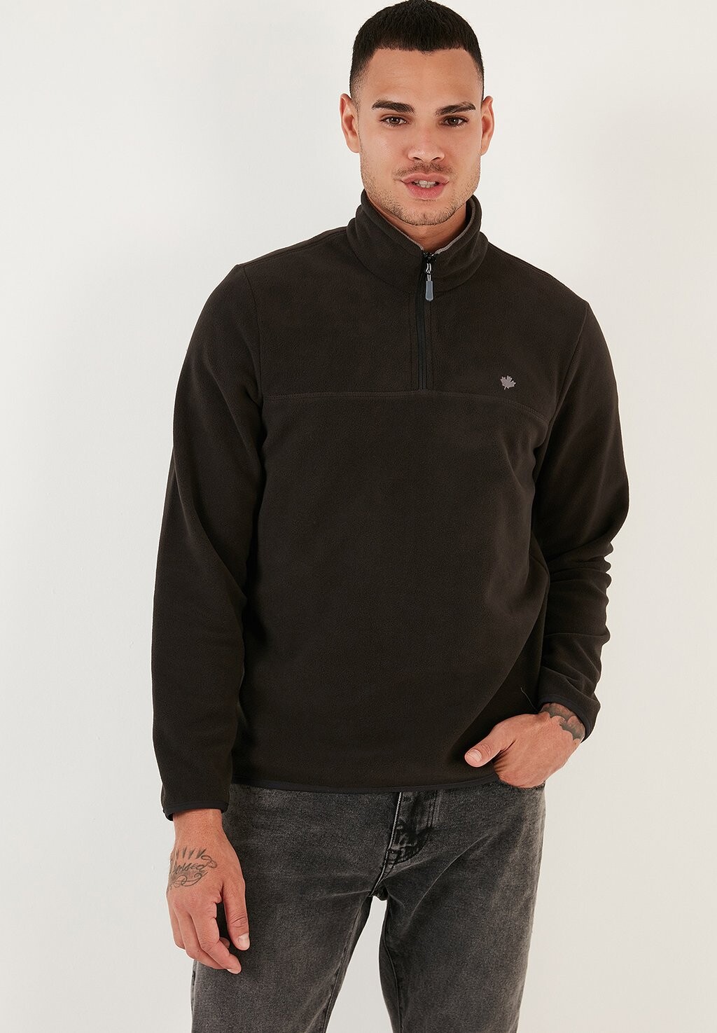 

Флисовый свитер Buratti, цвет anthracite