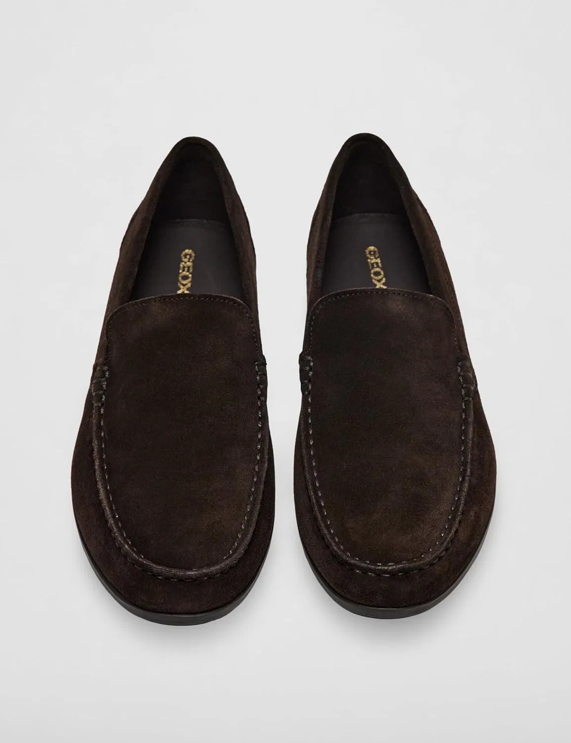 Мужские кроссовки Geox U Siron AMoccasin, Dark Brown — фото 4