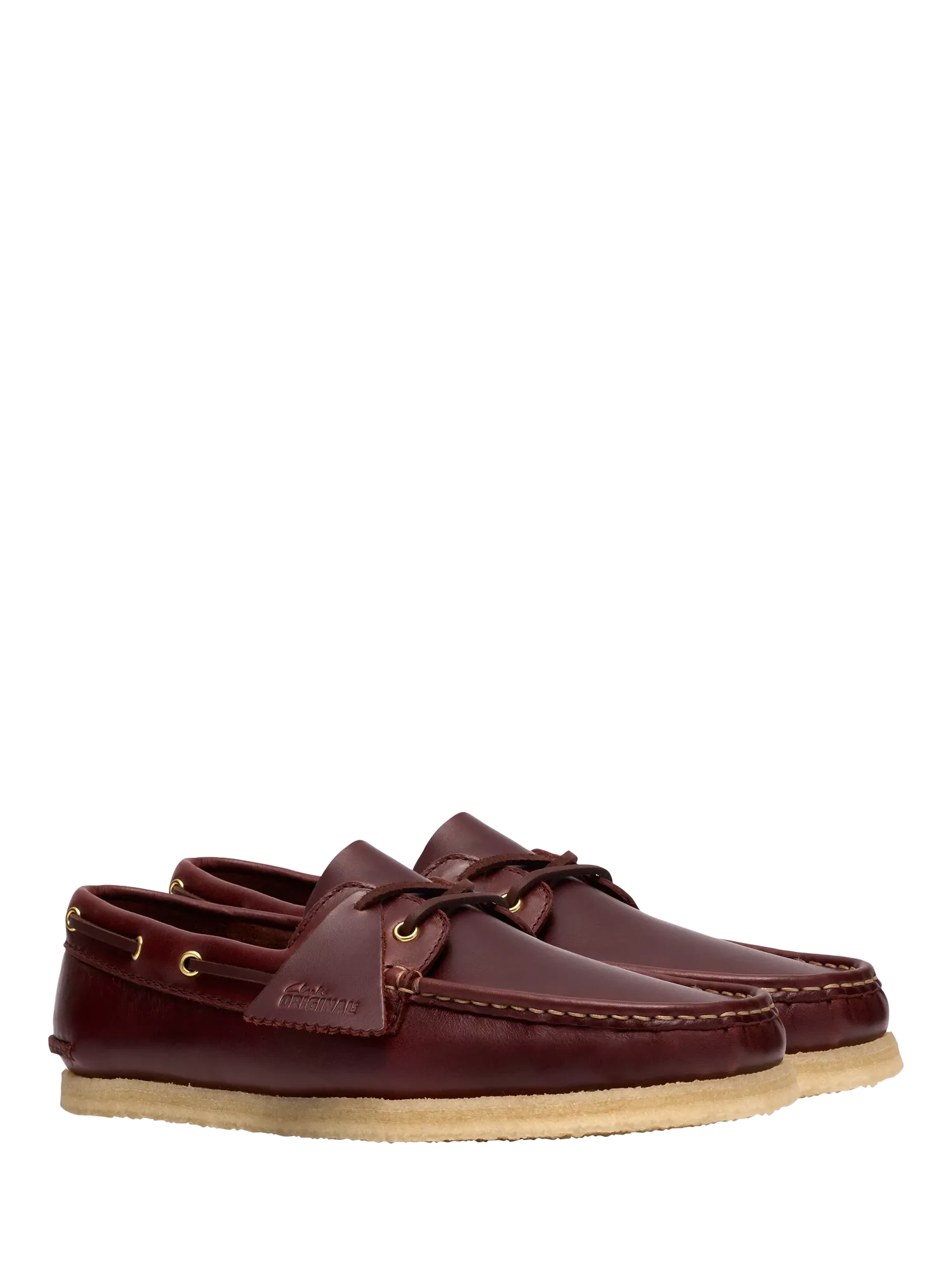 Оригинальные кожаные мокасины Godney Boat, коричневые Clarks — фото 4