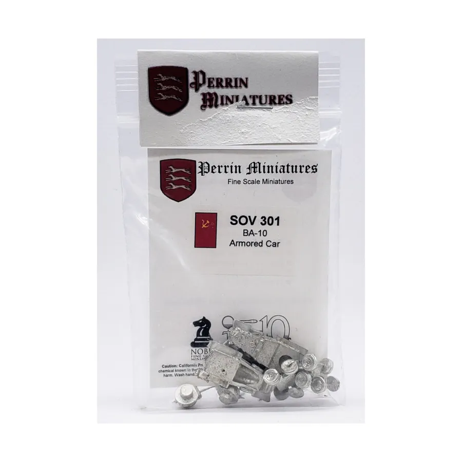 

Бронеавтомобиль БА-10, WWII Miniatures - USSR (10mm) (Perrin Miniatures)
